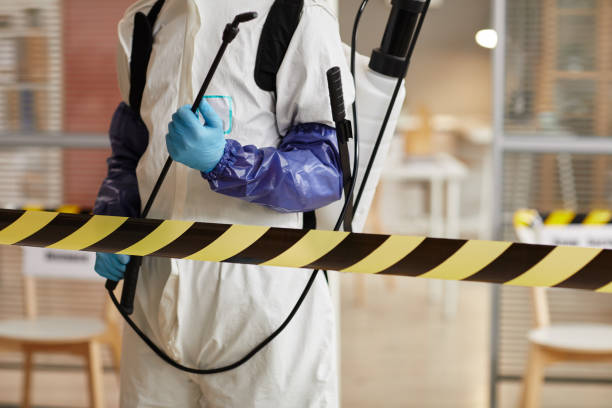 Professional Biohazard Cleanup technician working in Sparr, FL